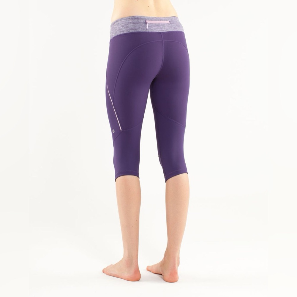 Lululemon Run Excel Crop In Concord Grape - image 6